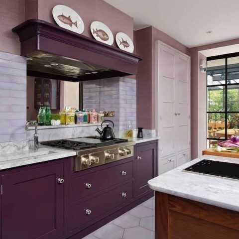 purple kitchen ideas