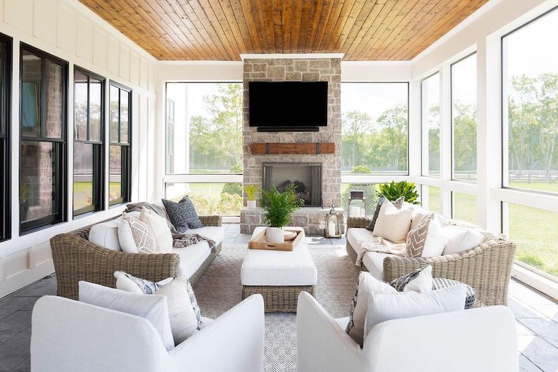 screened in patio decor ideas