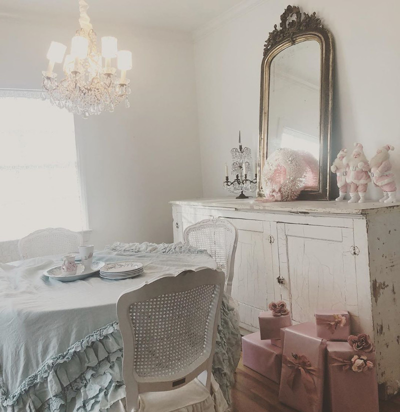 shabby chic dining room decorating ideas 1