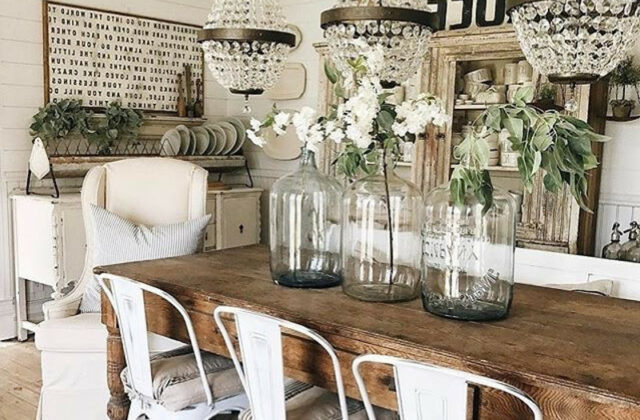 shabby chic dining room ideas