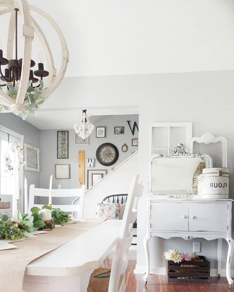 shabby chic dining room images 1