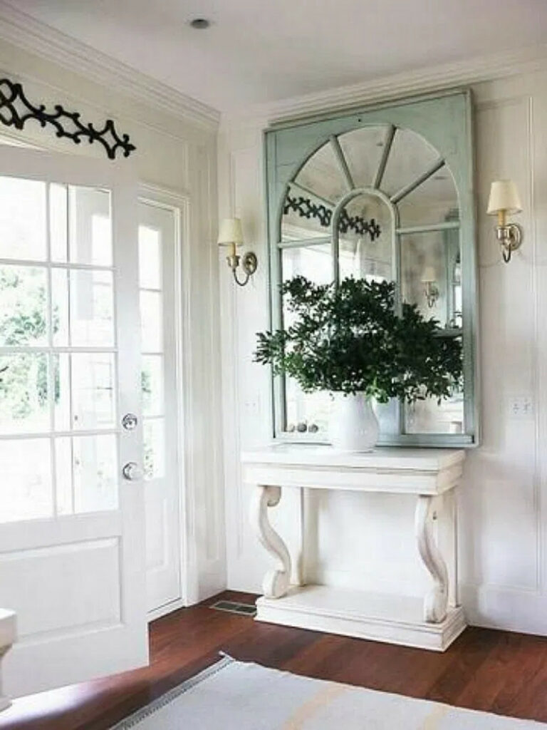 shabby chic foyer design ideas