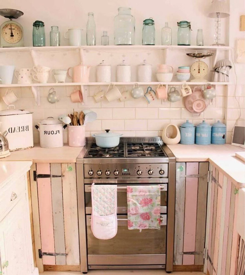 shabby chic wall shelves