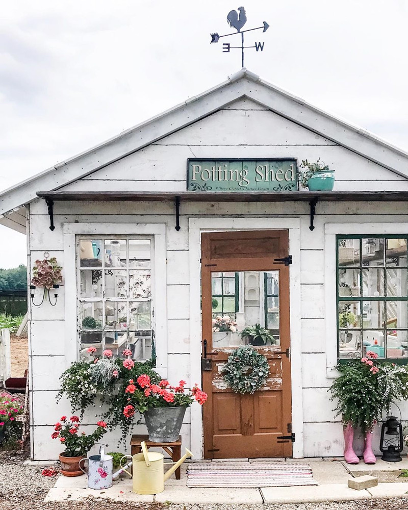 small potting sheds