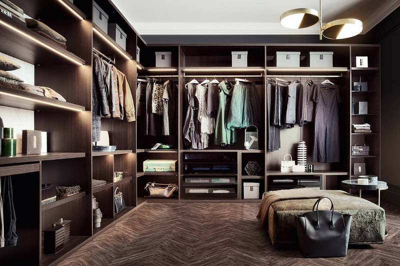 small walk in closet design ideas
