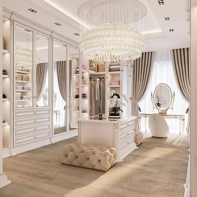 small walk in closet designs