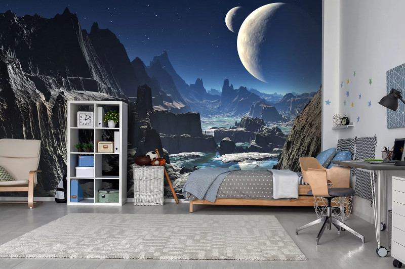 space bedroom boys solar system