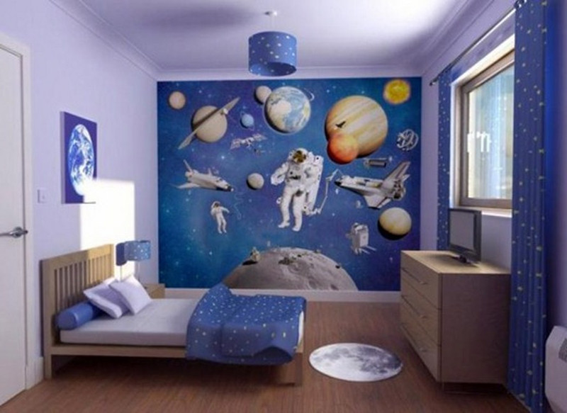 space bedroom boys