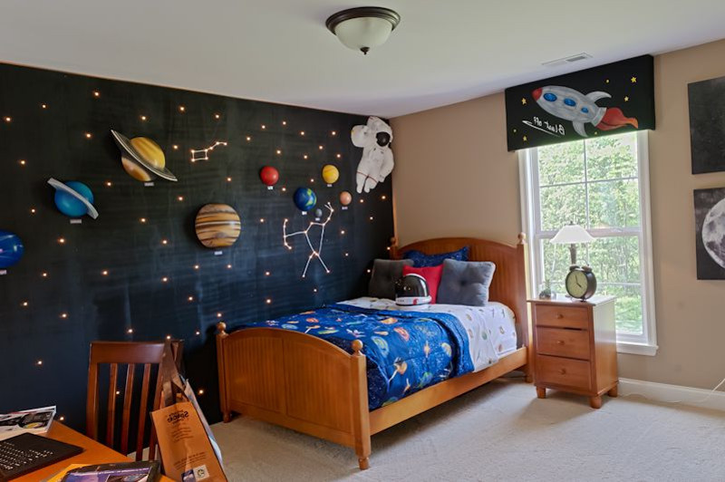 space bedroom decor
