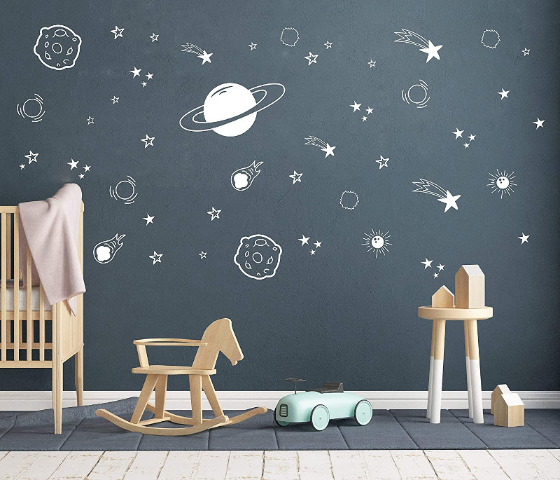 space inspired bedroom interior design