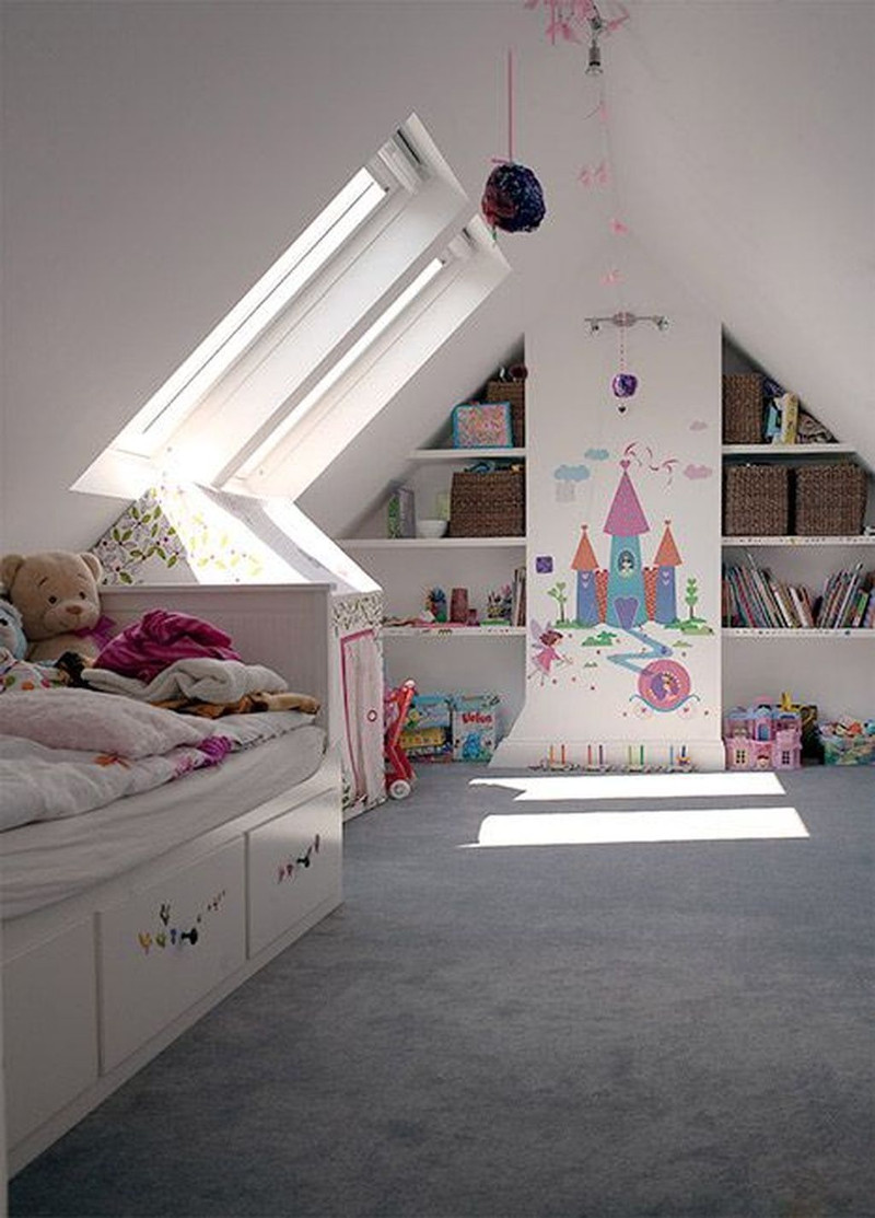 16+ Children's Attic Bedroom Ideas That Work in 2024 Houszed