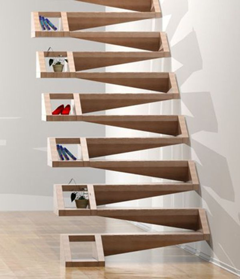 space saving staircase ideas 15