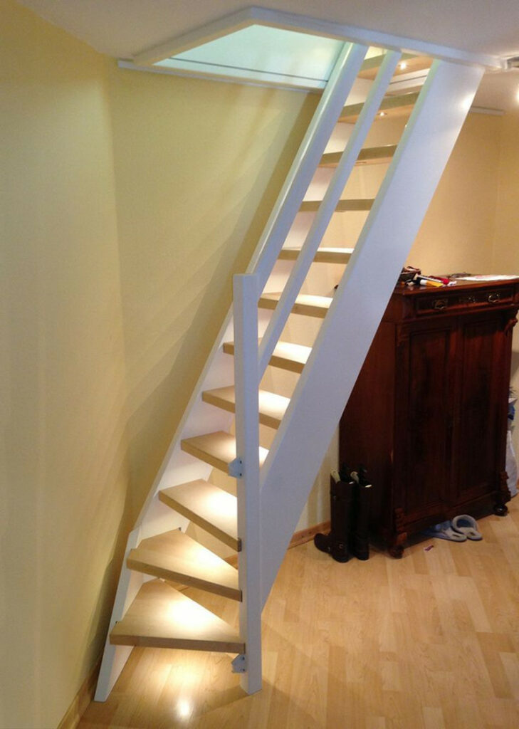 staircase to attic ideas
