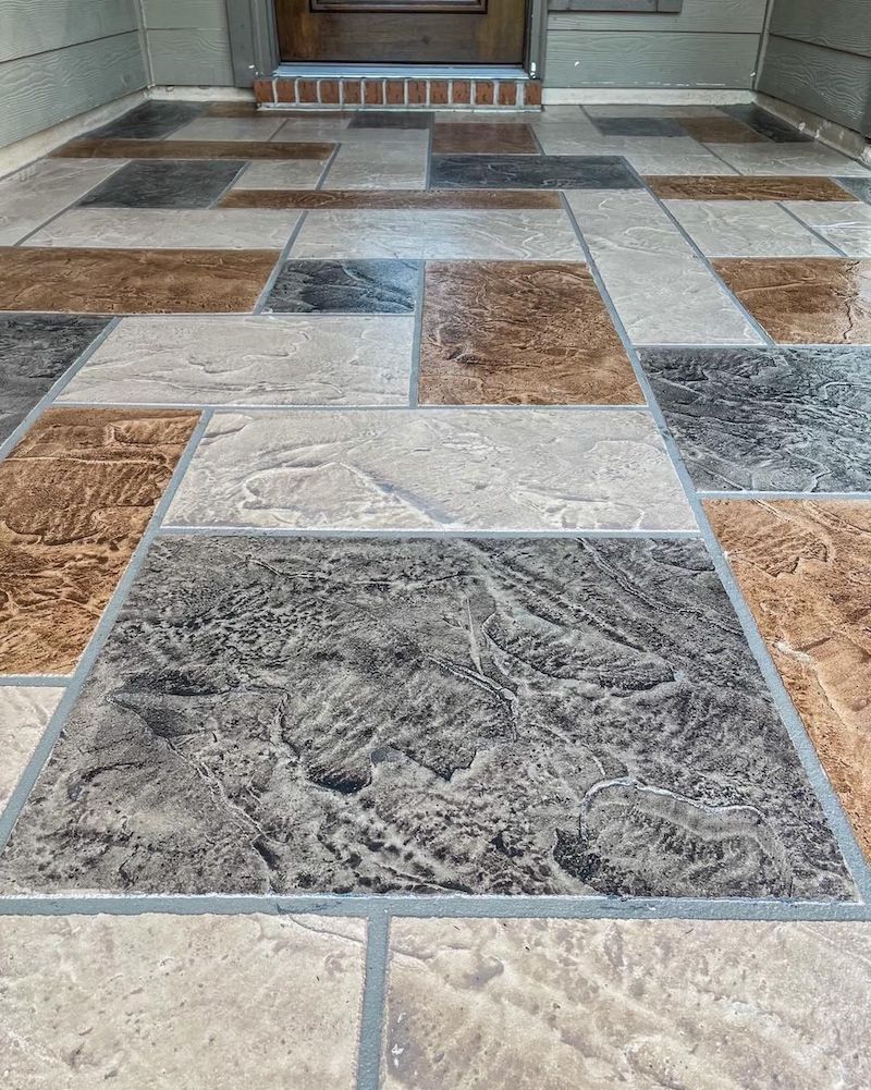 stamped concrete patio images