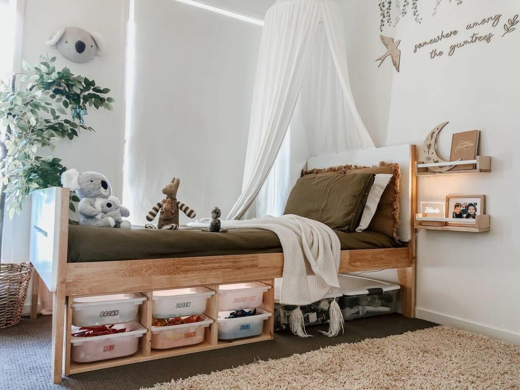 storage boxes under bed