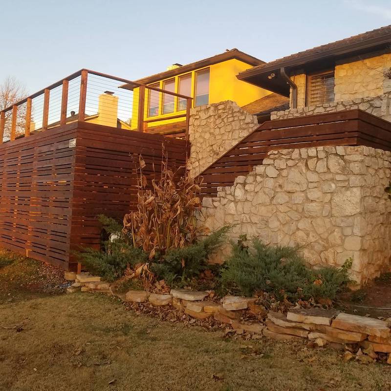 tall deck skirting ideas