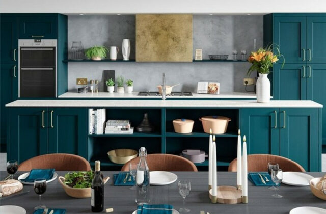 teal kitchen ideas
