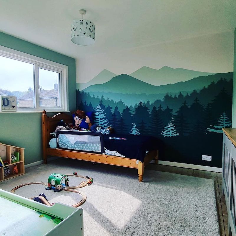 toddler boy train room ideas