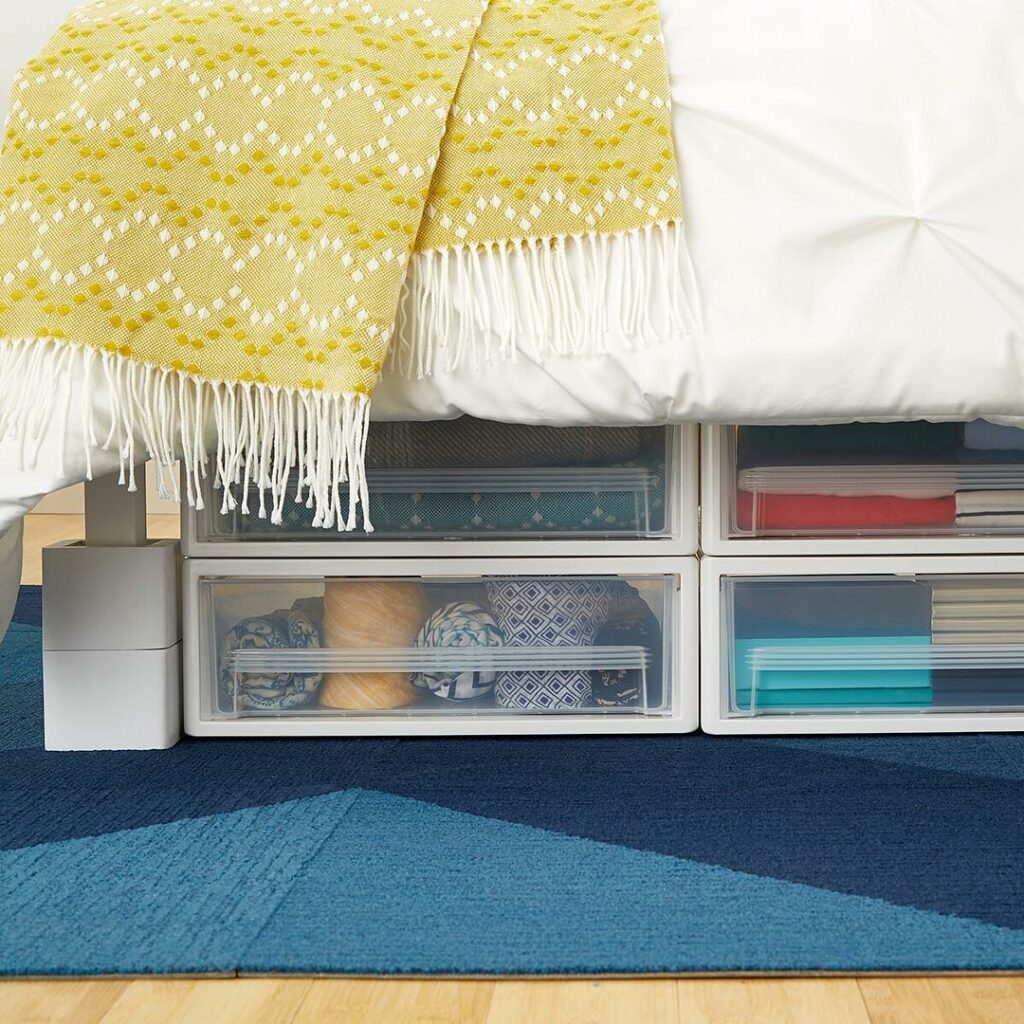 under bed storage boxes wheels