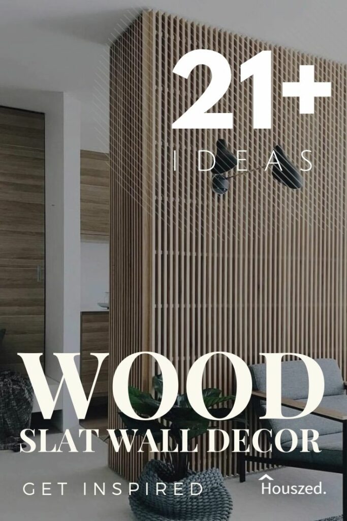 wood slat wall decor