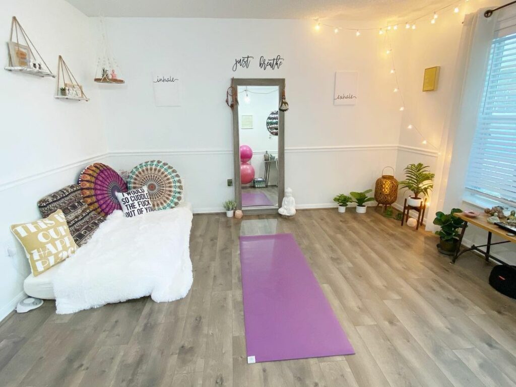 yoga room design ideas