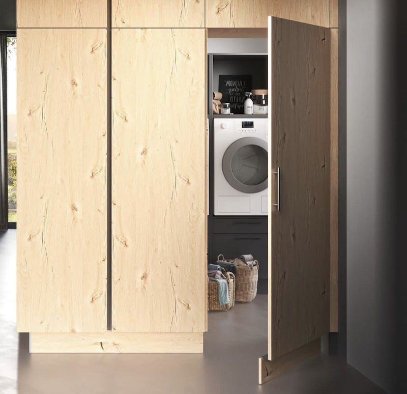 barn door ideas for laundry room