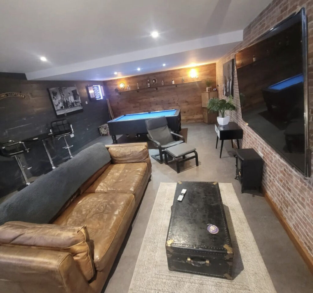 basement small basement game room ideas