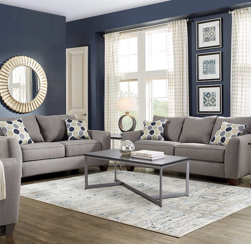 37+ Blue and Grey Living Room Ideas that Totally Work in 2025 | Houszed