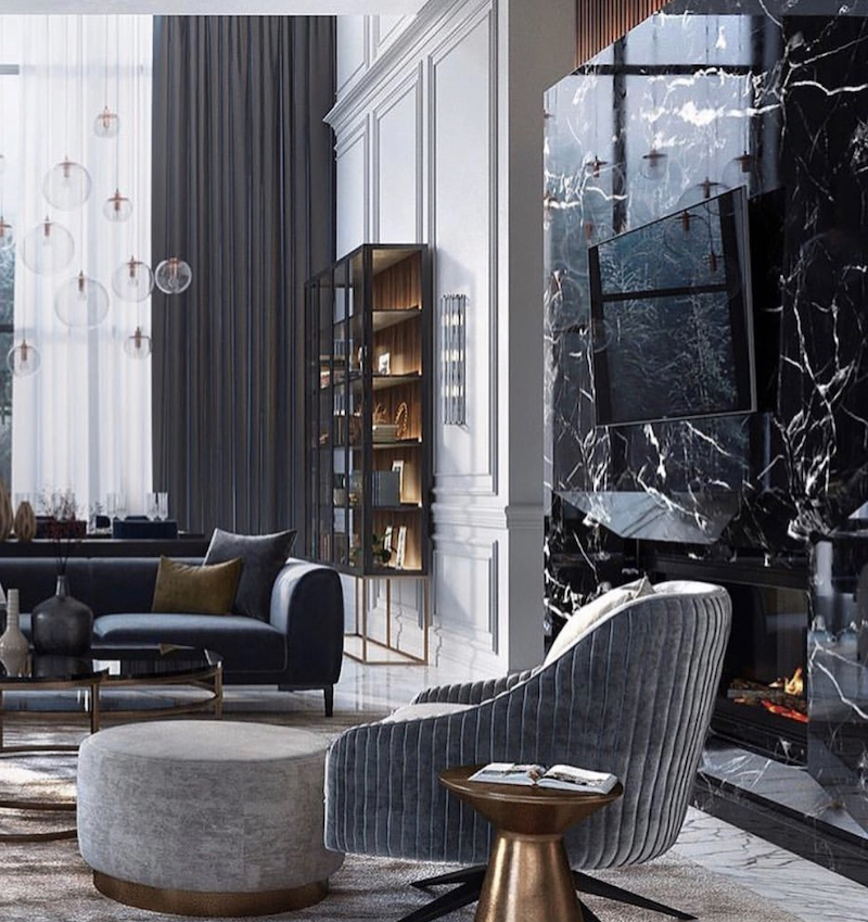 decor for living room ideas for grey walls and blue sofas