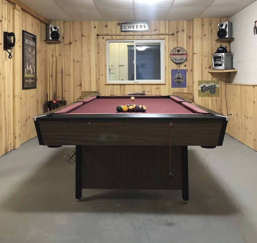 finished basement game room ideas