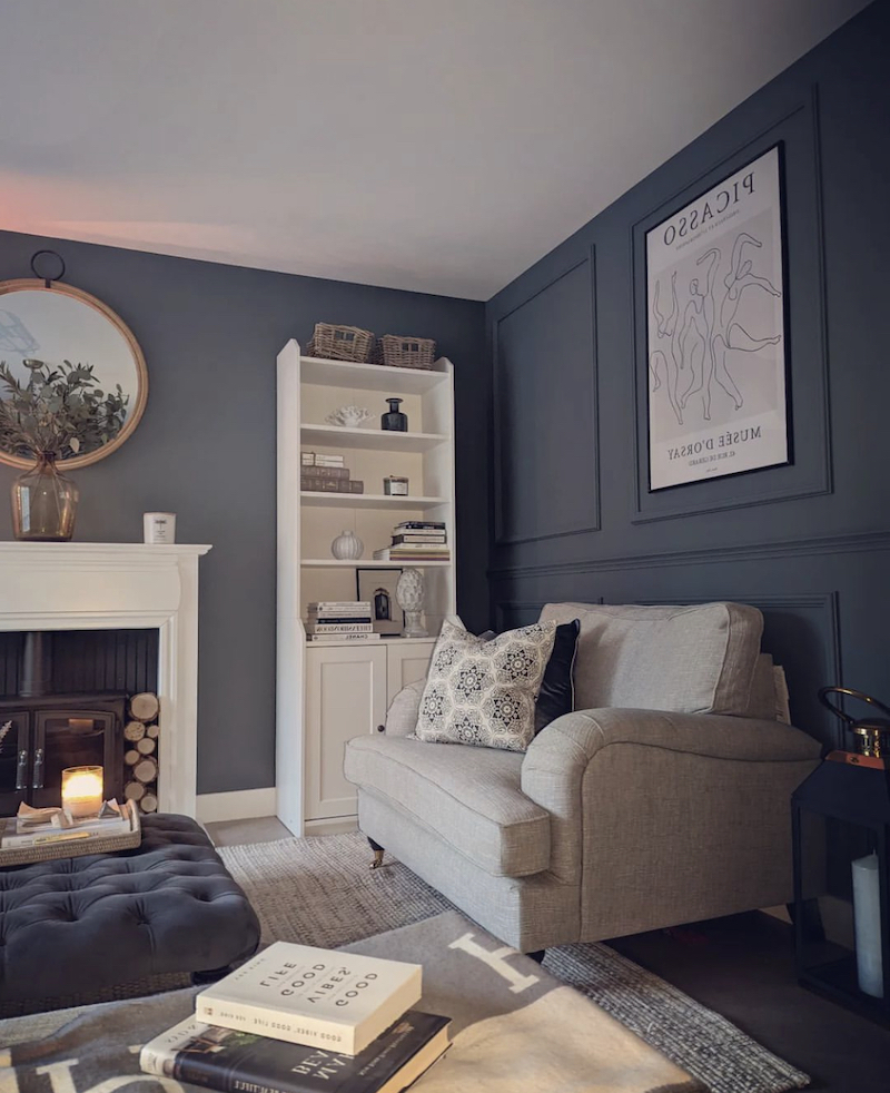 grey and light blue living room ideas
