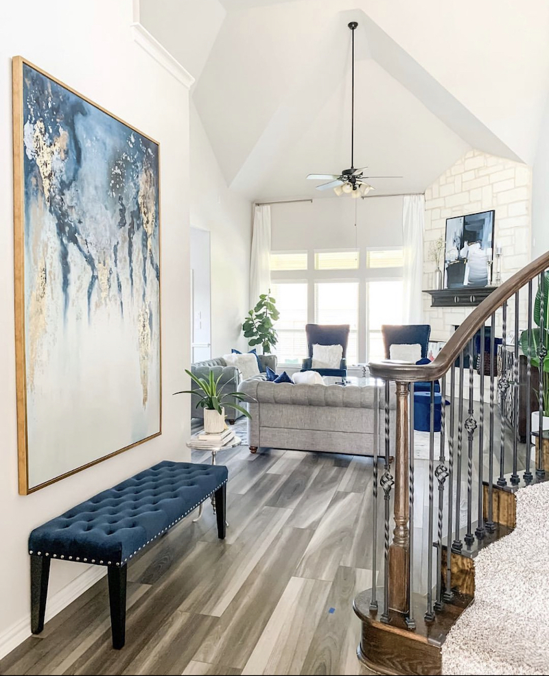 37+ Blue and Grey Living Room Ideas that Totally Work in 2024 Houszed