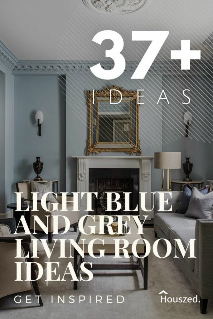 light blue and grey living room ideas