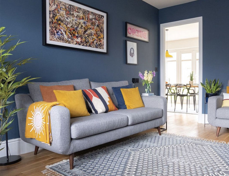 37+ Blue and Grey Living Room Ideas that Totally Work in 2024 Houszed