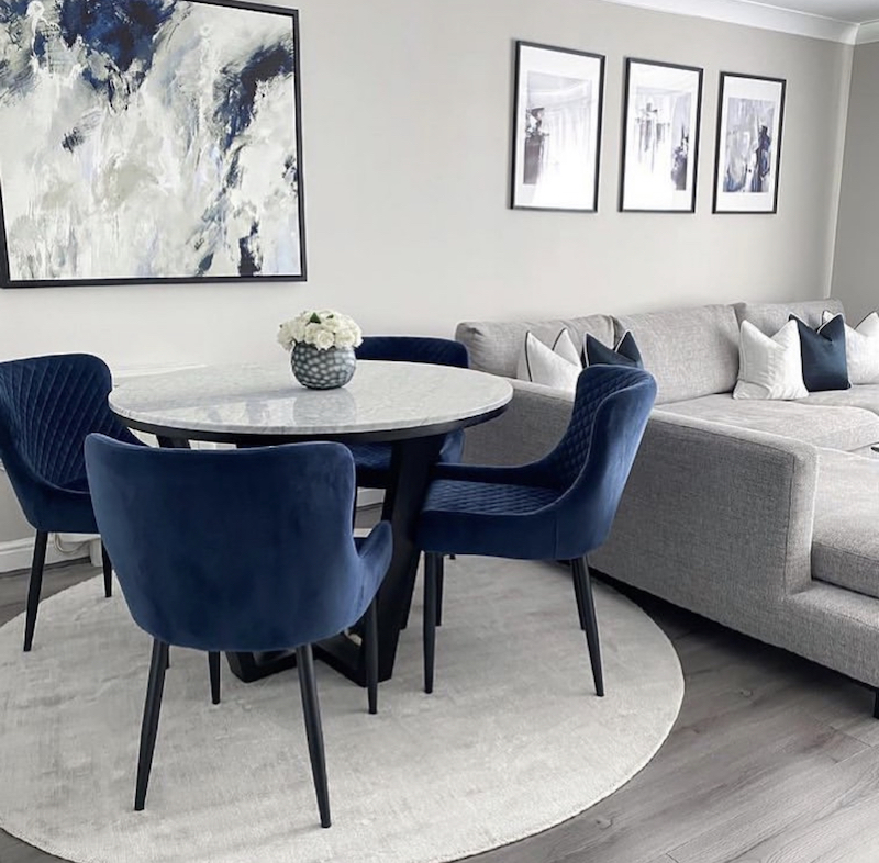 modern grey and blue living room ideas