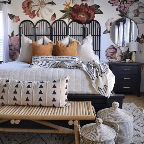 room divider headboard