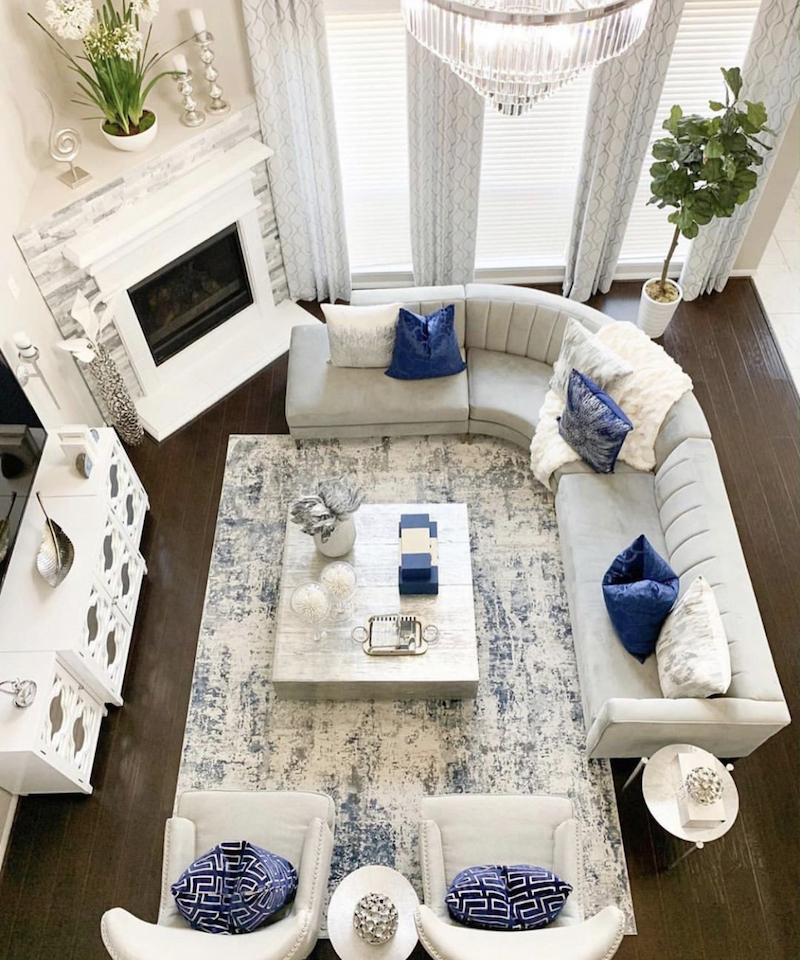 37+ Blue and Grey Living Room Ideas that Totally Work in 2025 Houszed