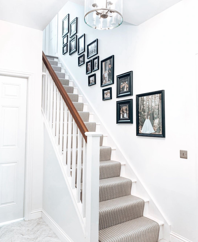 stairway picture frame
