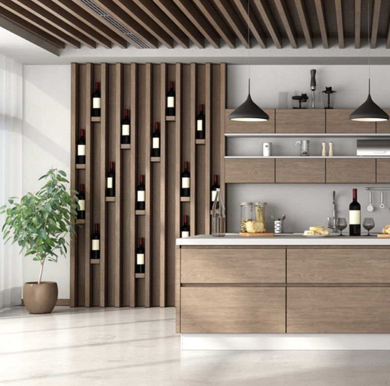 wall wine shelf