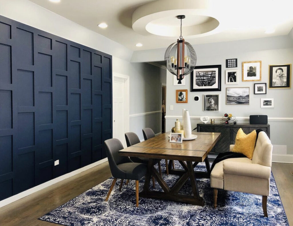 accent wall ideas for dining room 5