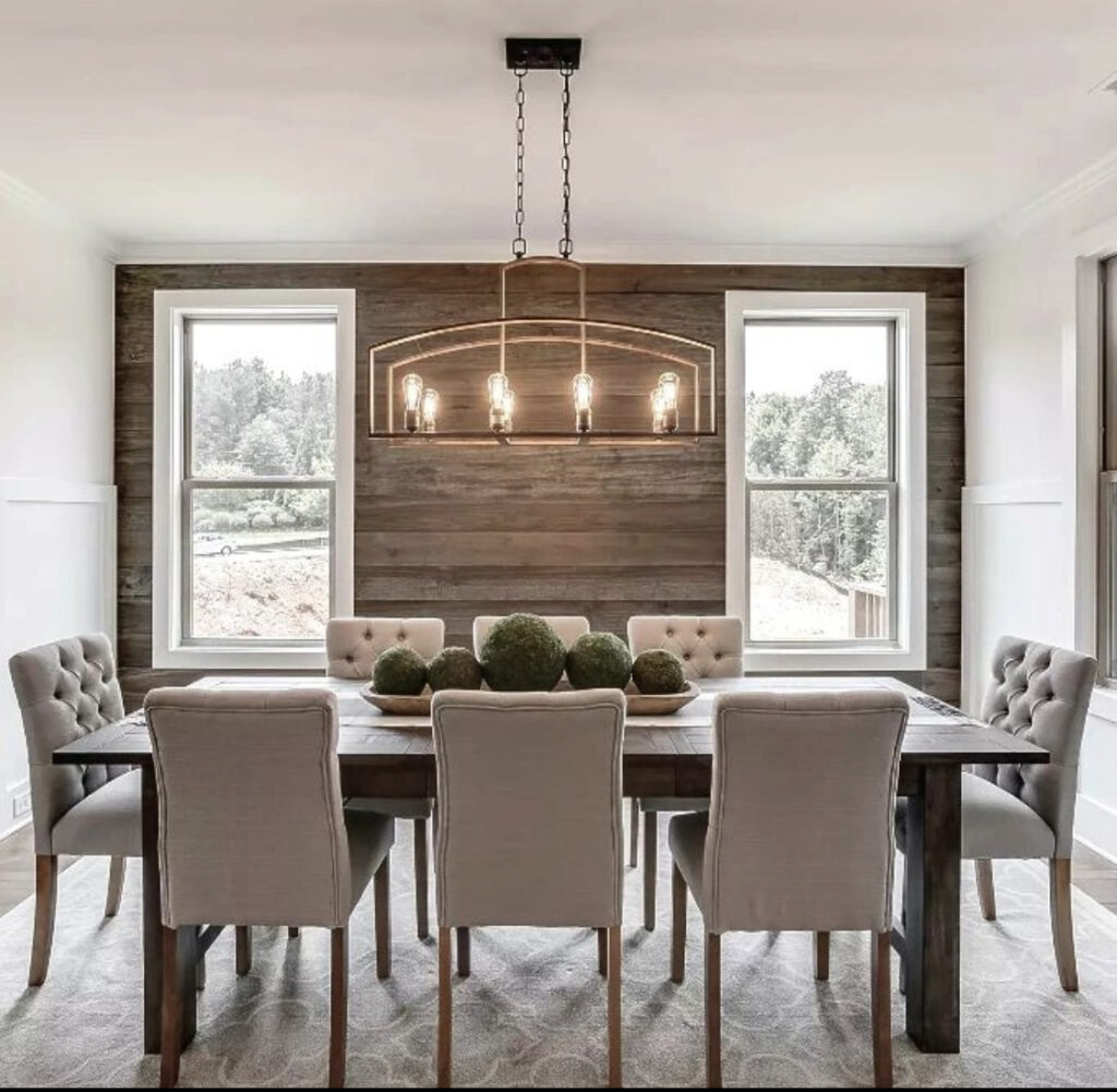 accent wall ideas for small dining room