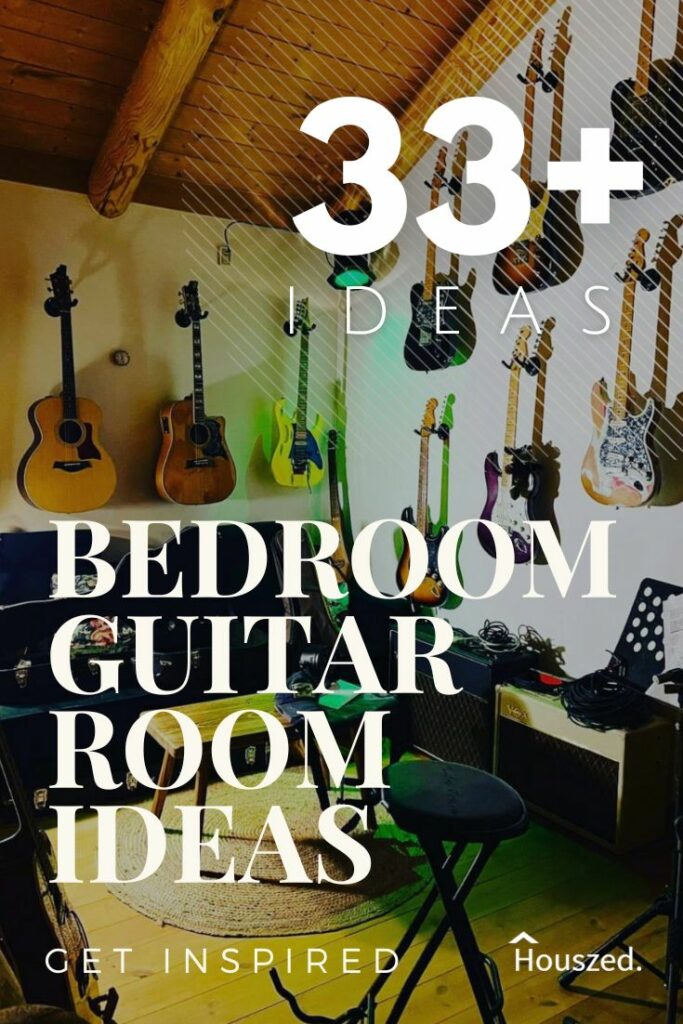 bedroom guitar room ideas