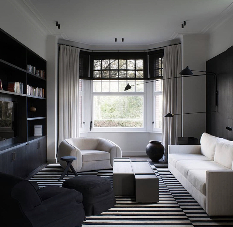 47+ Black and White Living Room Ideas That Simply Work | Houszed