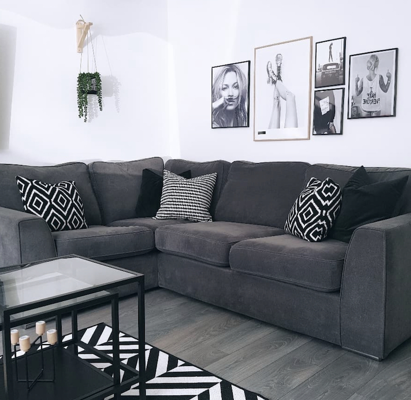 black and white living room ideas pinterest