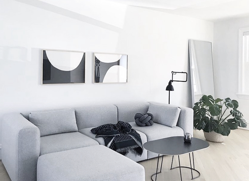 black and white living room images