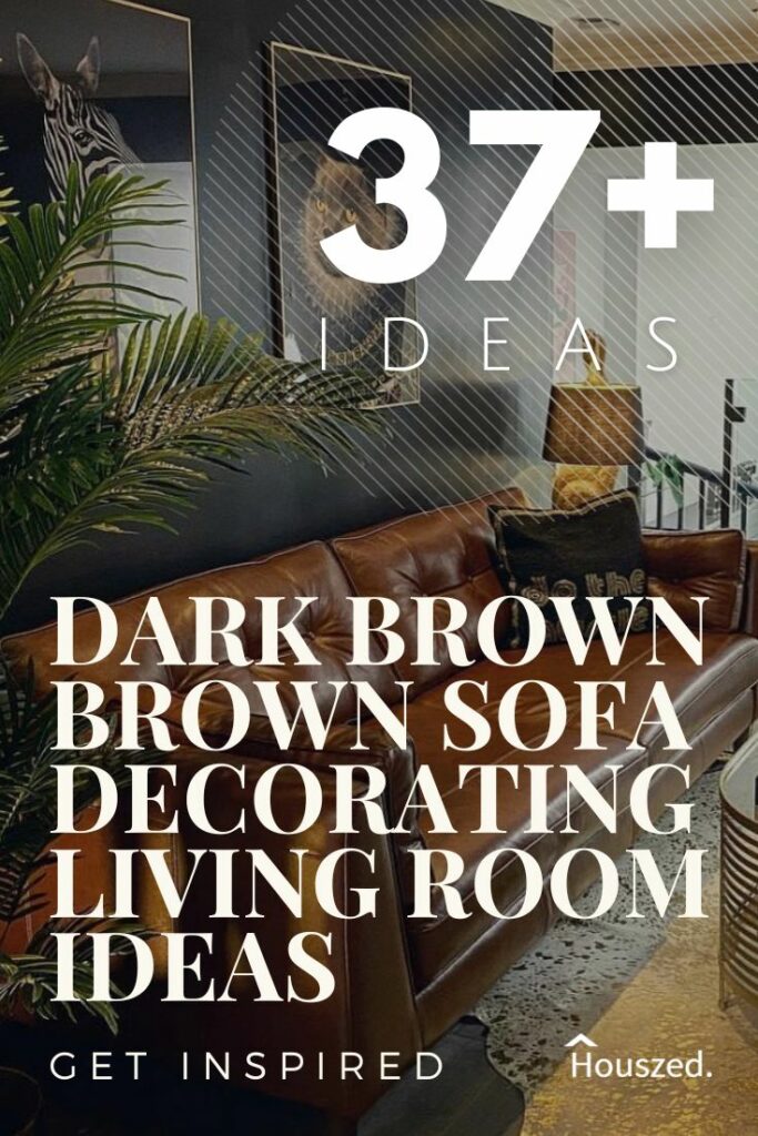 dark brown brown sofa decorating living room ideas