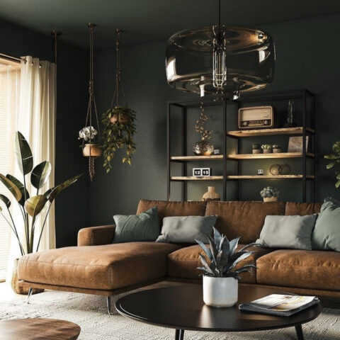 dark brown brown sofa living room ideas