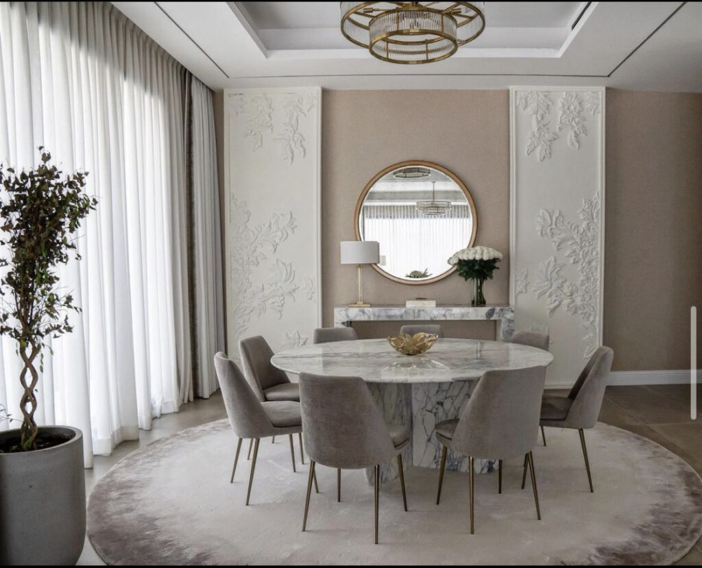 ideas for an accent wall in dining room
