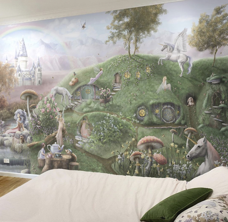 unicorn room paint ideas