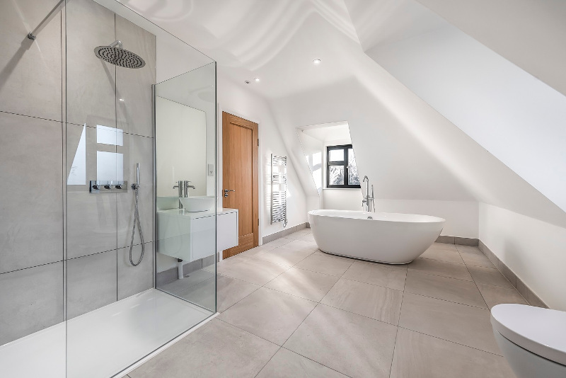 attic bathroom design